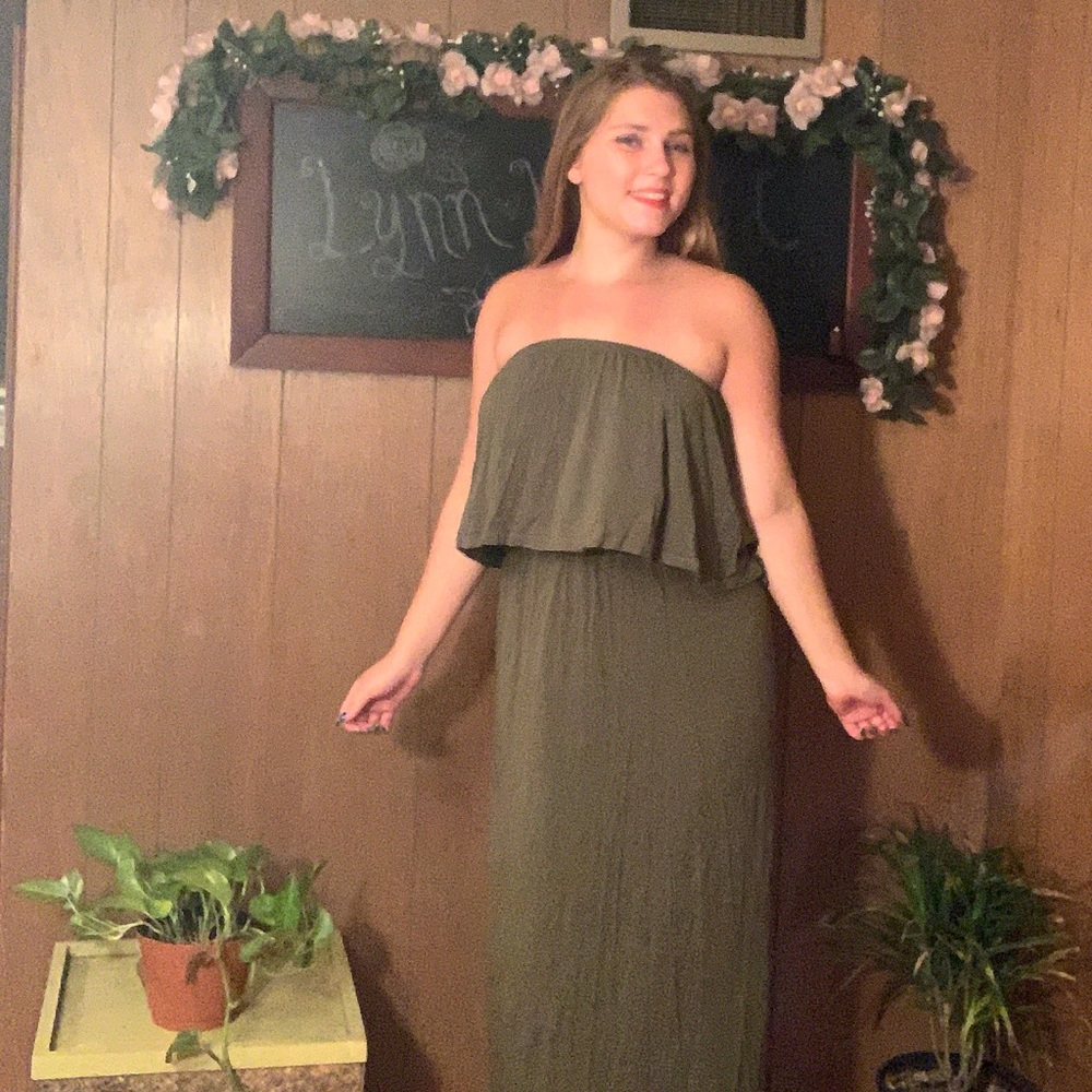 Forest green maxi - Picture 2 of 2